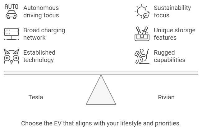 how does rivian compare to tesla