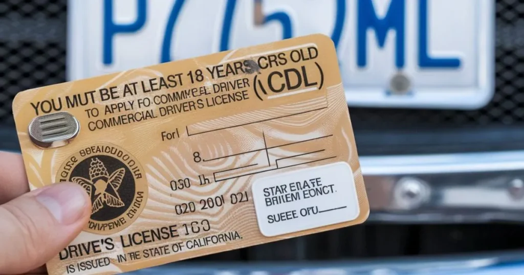 how old do you have to be to get cdl