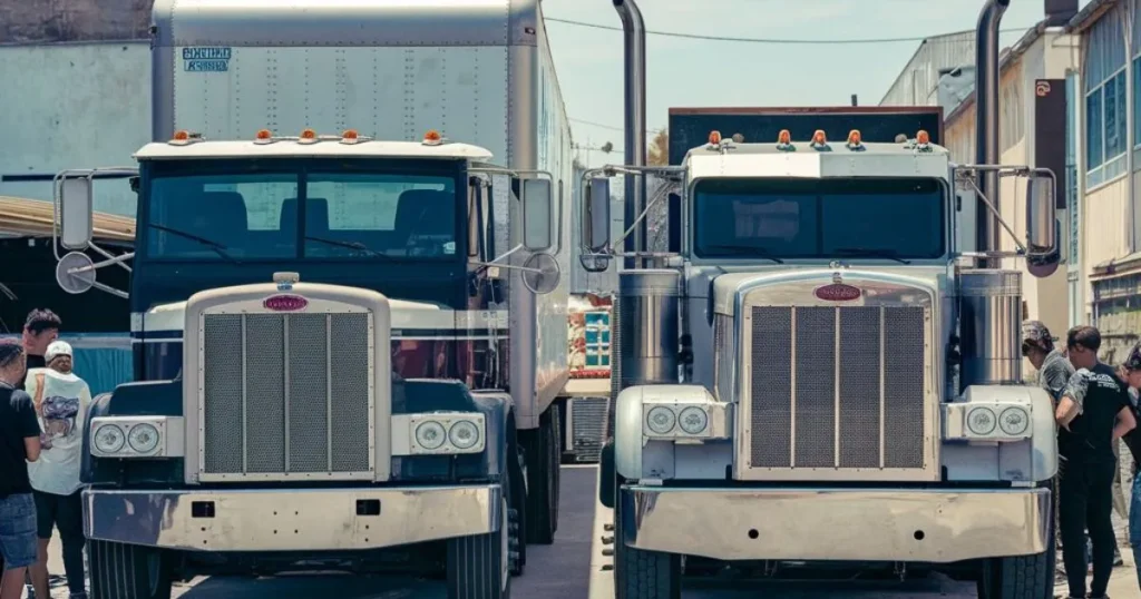 straight truck vs truck tractor