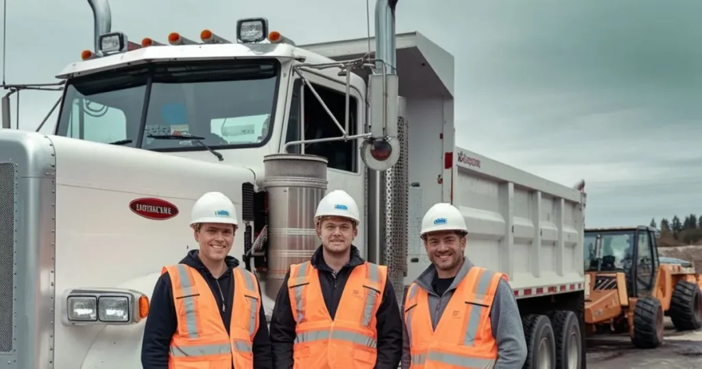 three men and a truck