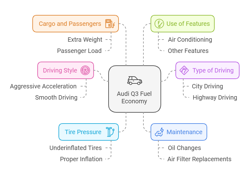 audi q3 gas mileage