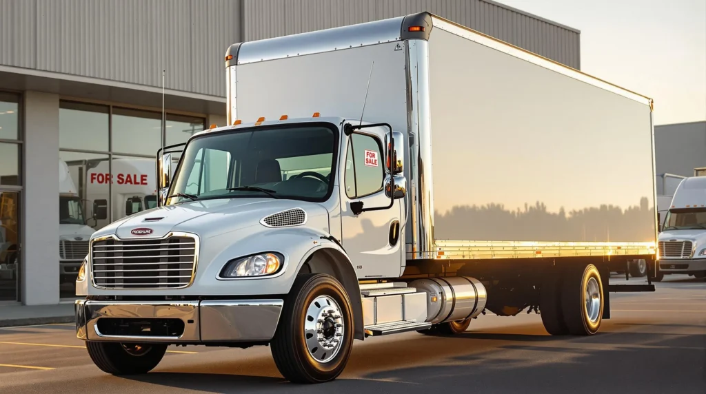 freightliner box truck with sleeper