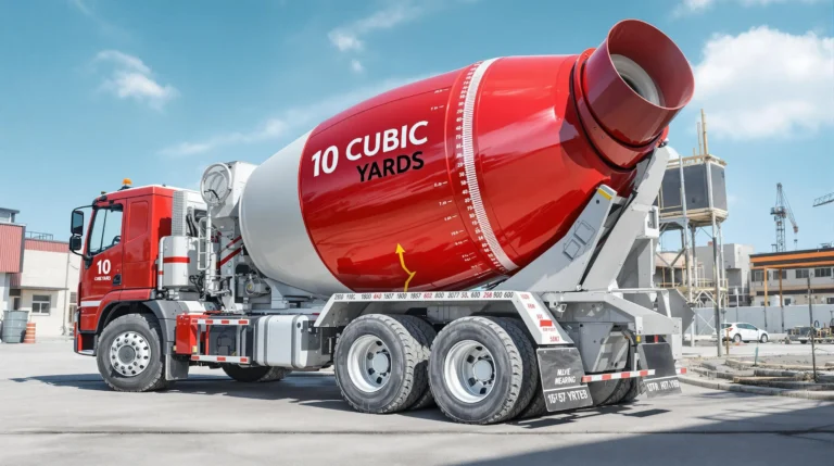 how many yards in a cement truck