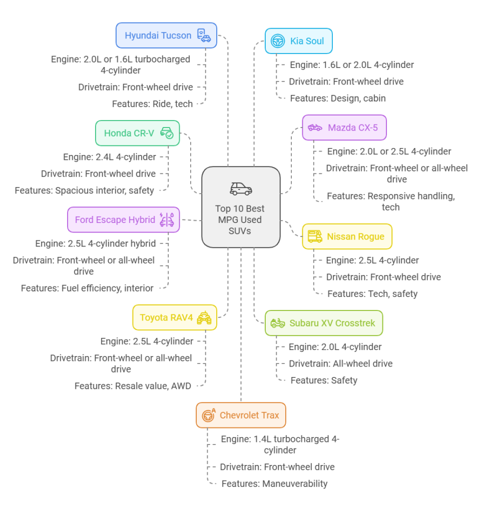 best used suv with good mpg