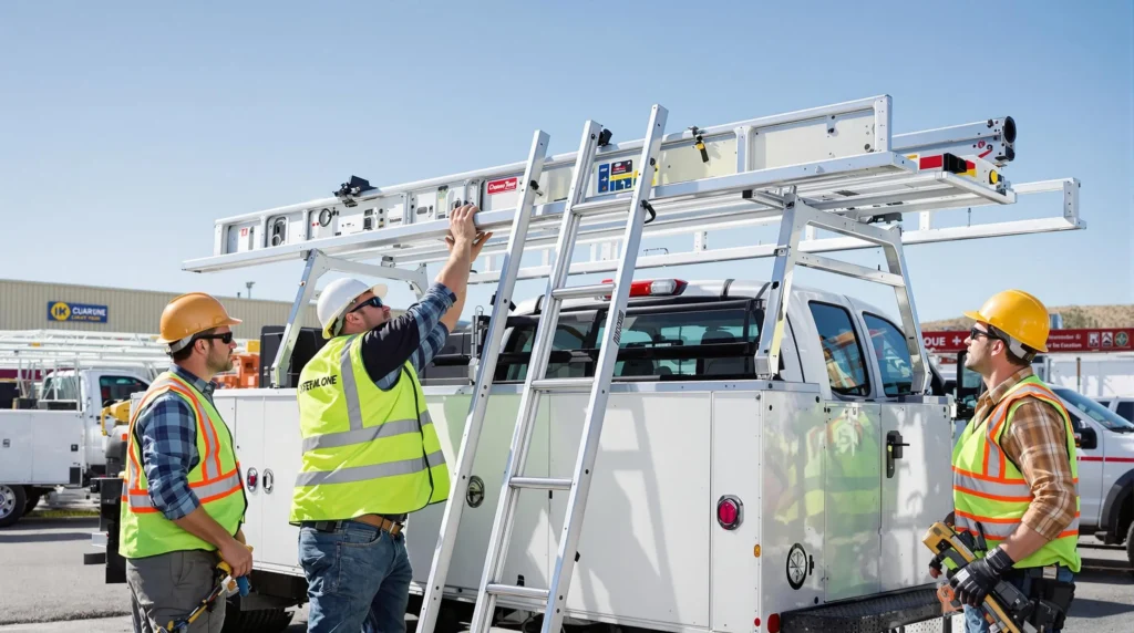 aluminum ladder rack