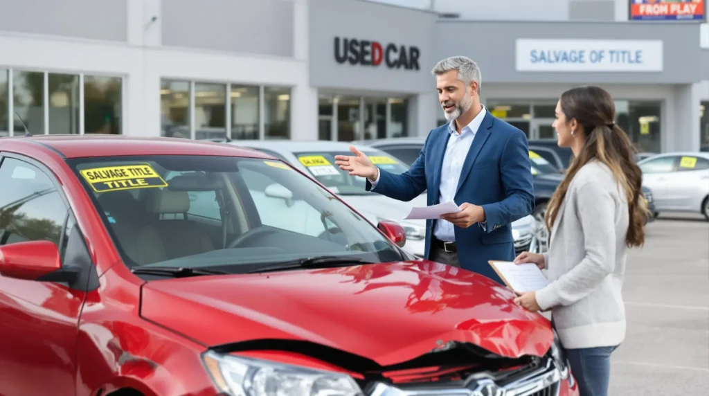 can you sell a vehicle with a salvage title