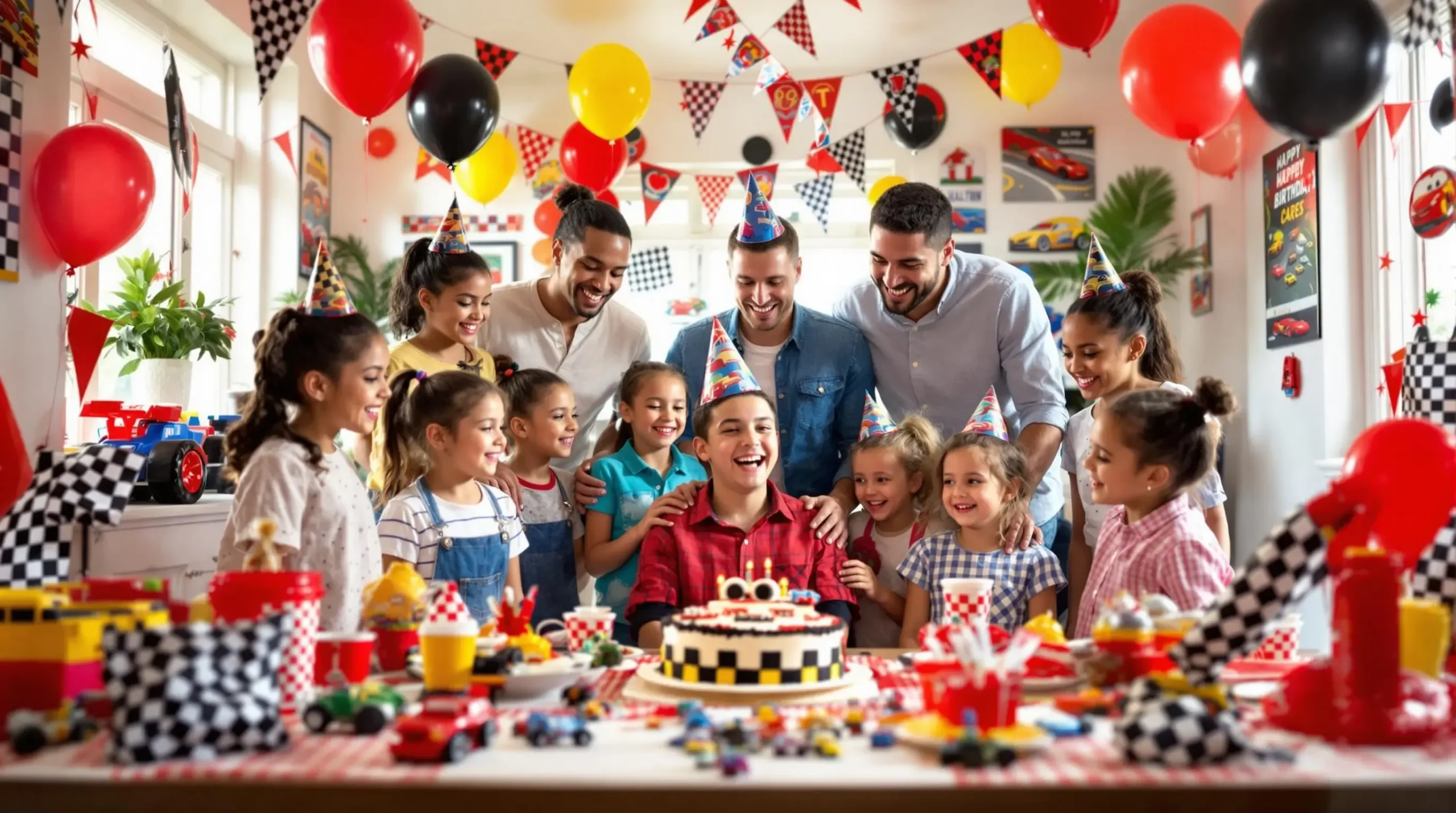 car themed birthday party