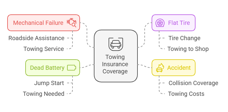 does full coverage car insurance cover towing