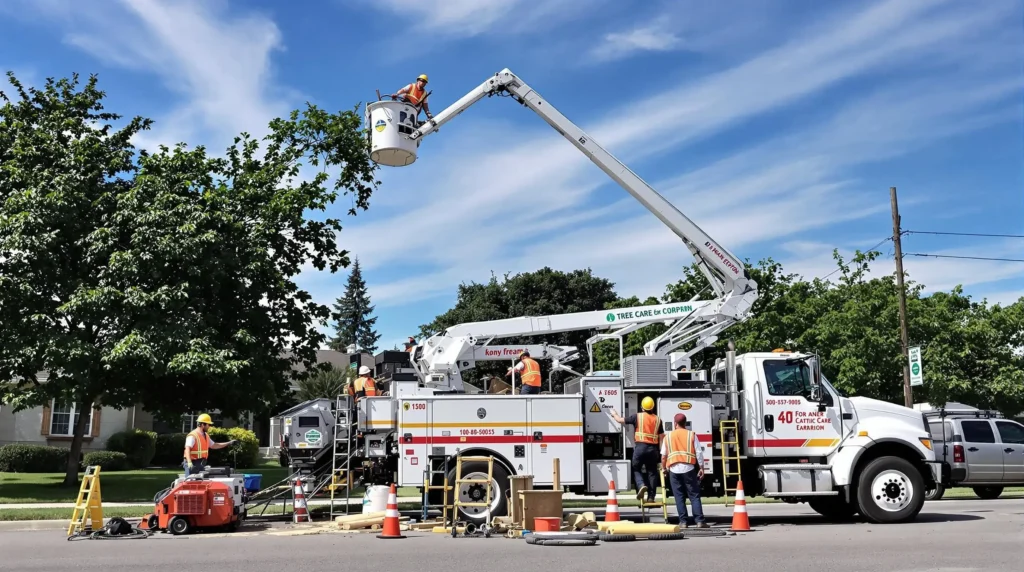 forestry bucket truck for sale