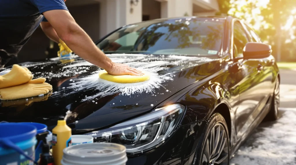 how to wash and wax a car