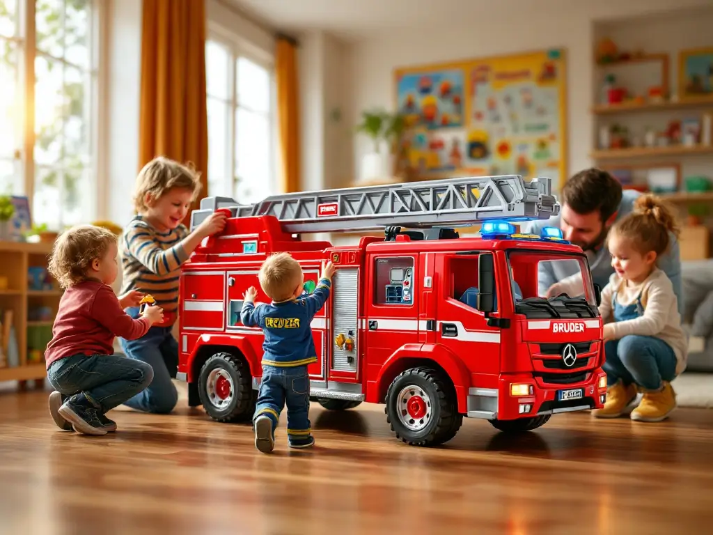 toy fire engine with sounds and lights