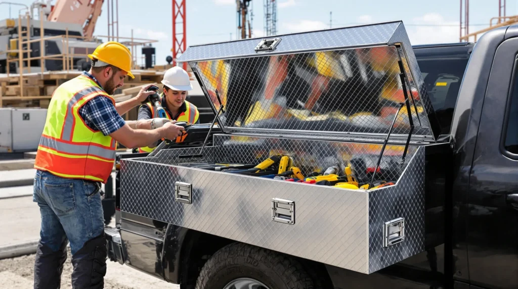 truck bed side tool box