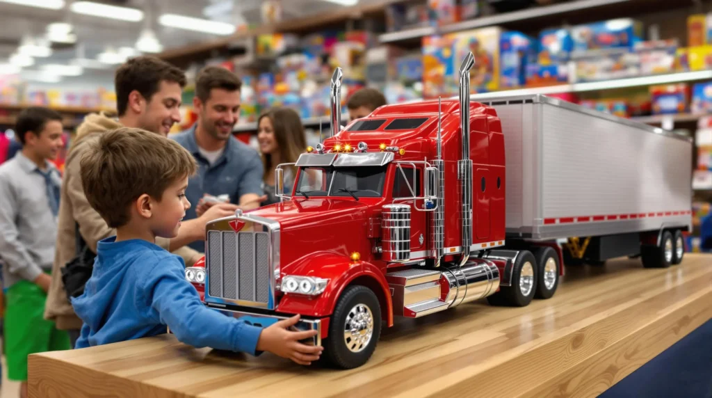 truck toy trailer