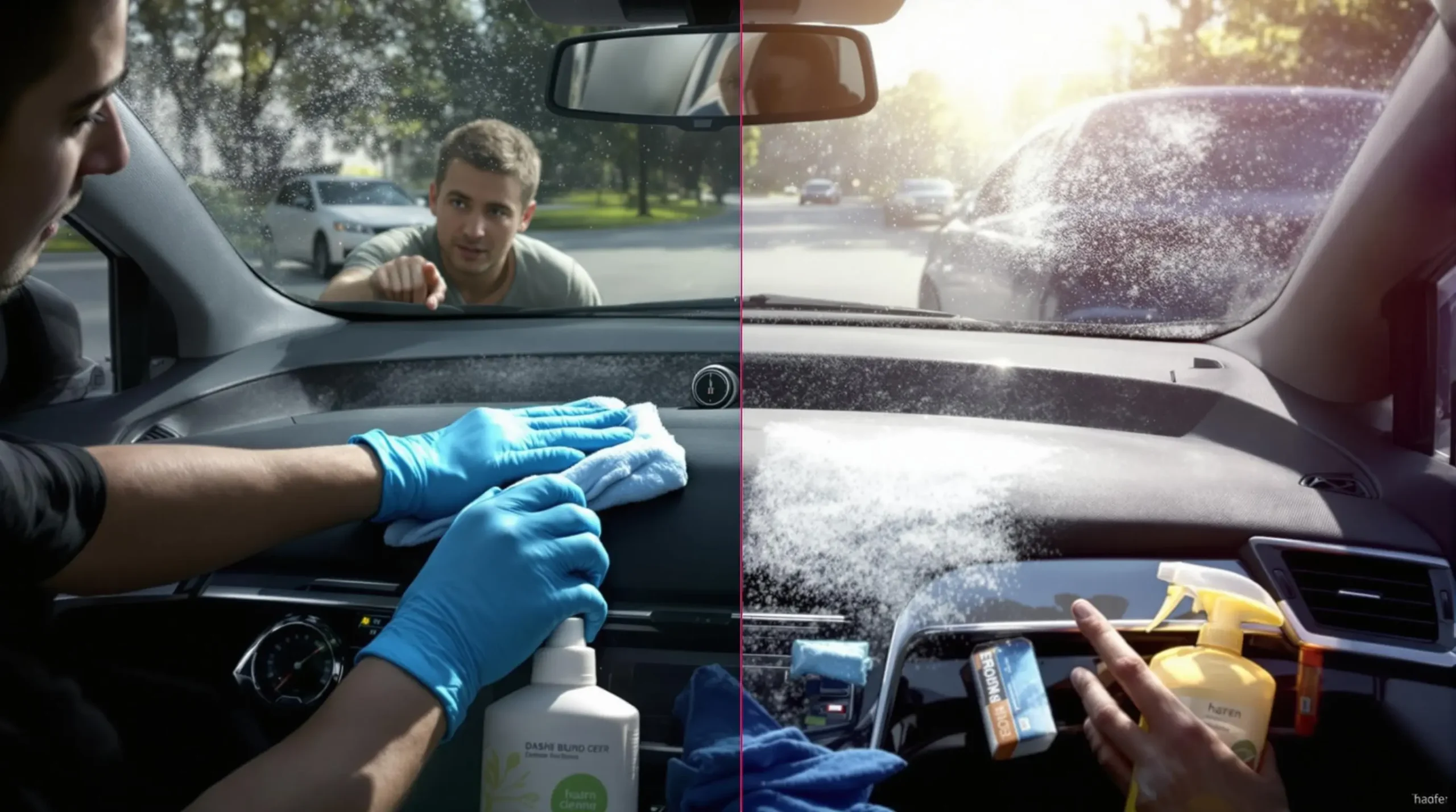 how to clean car dashboard