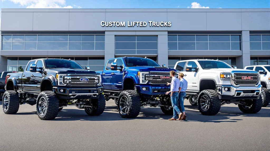 lifted diesel trucks