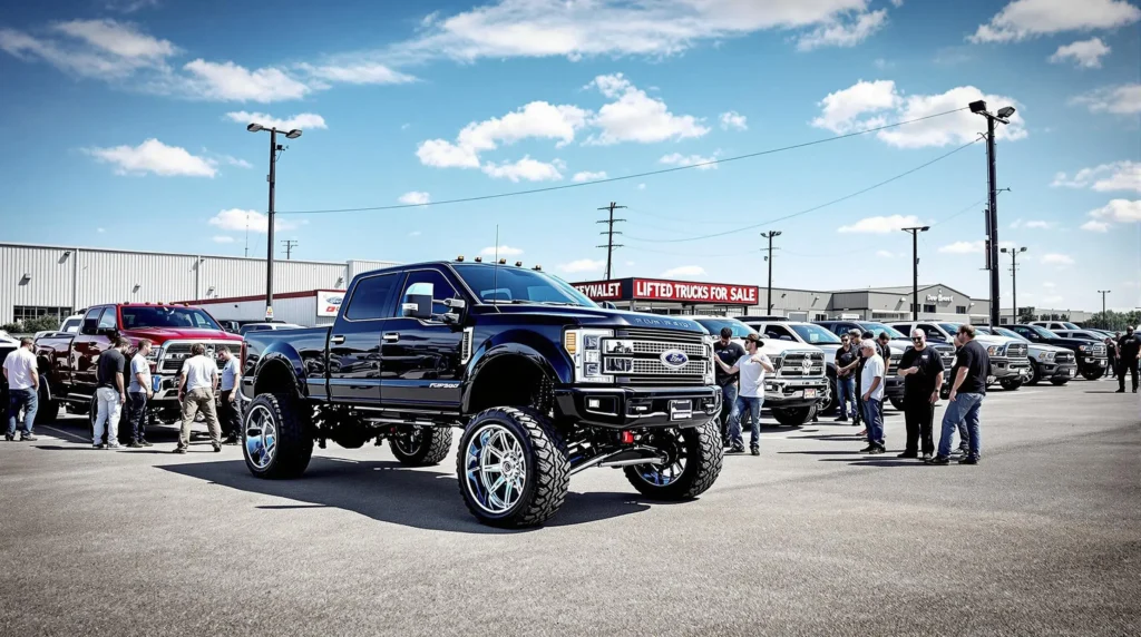 
lifted diesel trucks for sale