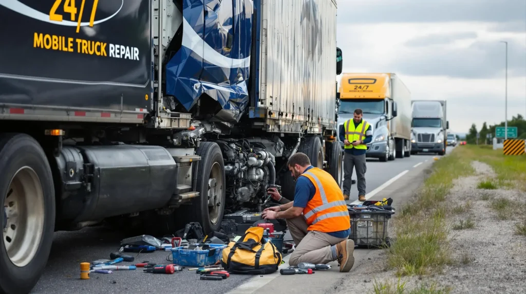 mobile semi repair near me