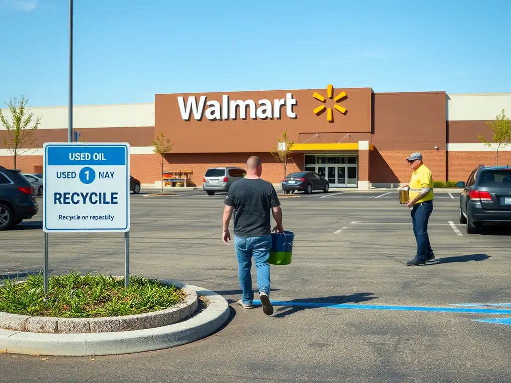 walmart oil recycling